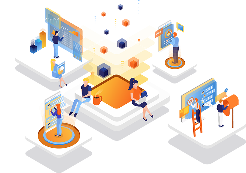 Landing page illustration